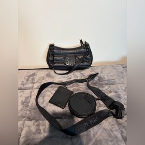 Steve Madden Black Shoulder Bag